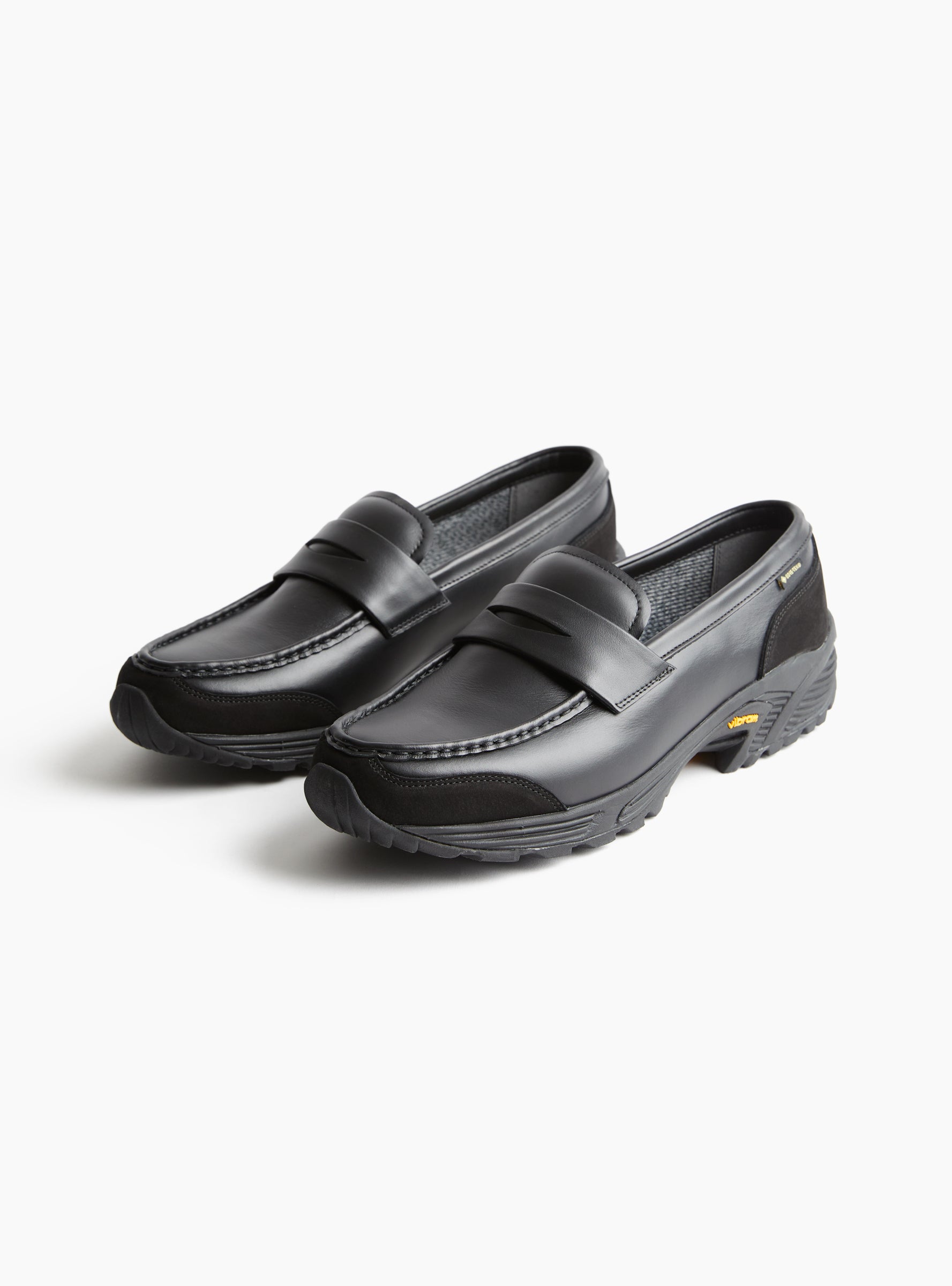 GTX Loafer Black REGAL SHOE & CO. (three-quarter front view) at Couverture & The Garbstore
