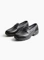 GTX Loafer Black REGAL SHOE & CO. (three-quarter front view) at Couverture & The Garbstore