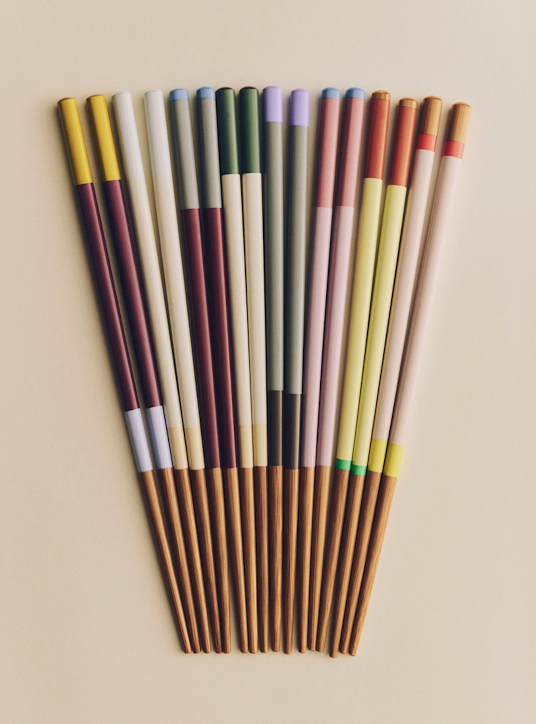 Colour Sticks Set of 4 Subtle Subtle Hay (Lifestyle) at Couverture & The Garbstore