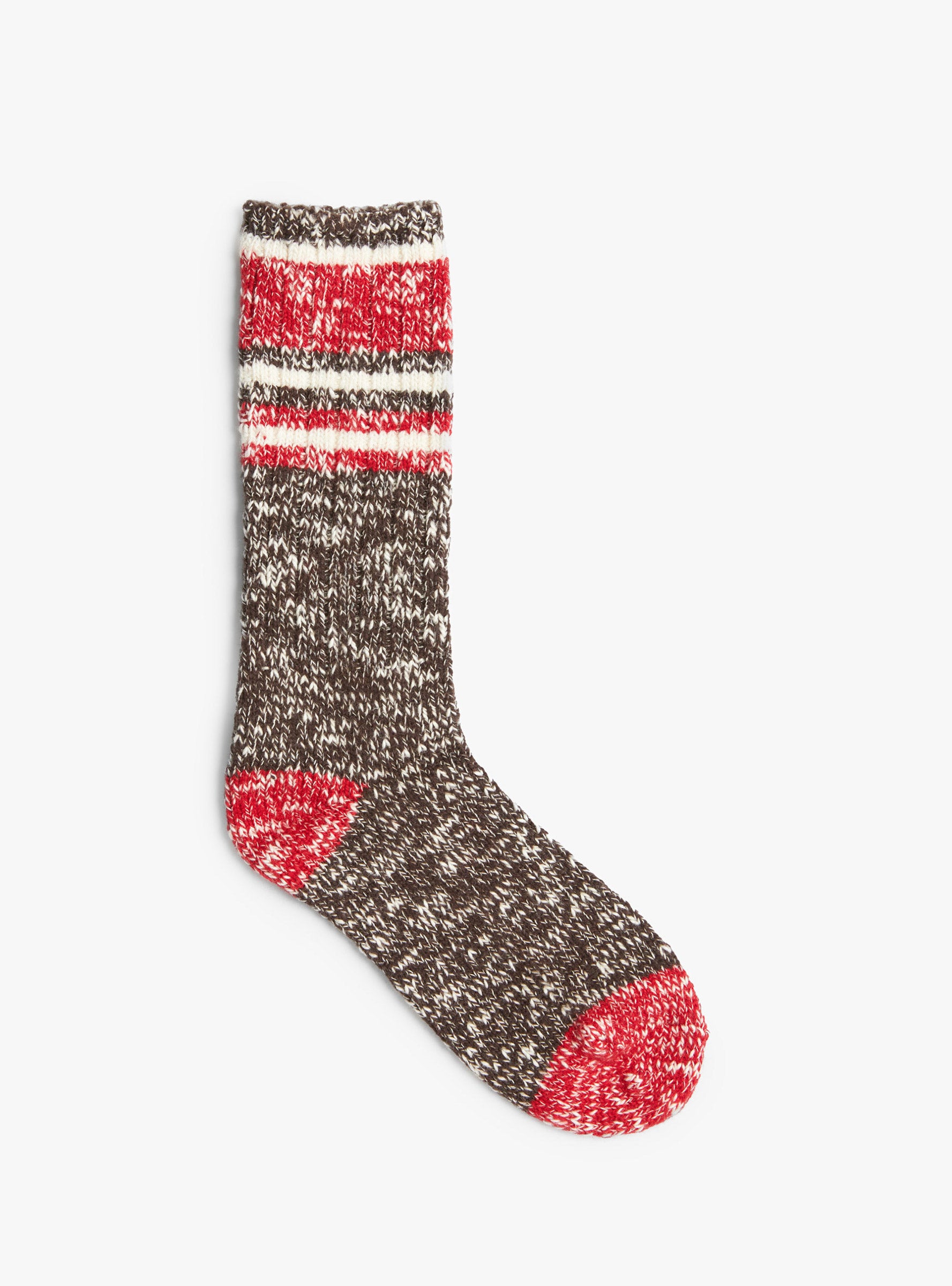 Marled Hiker Crew Socks Espresso Espresso Hansel From Basel (top view) at Couverture & The Garbstore