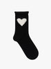 Love Cashmere Crew Sock Black Black Hansel From Basel (Front) at Couverture & The Garbstore