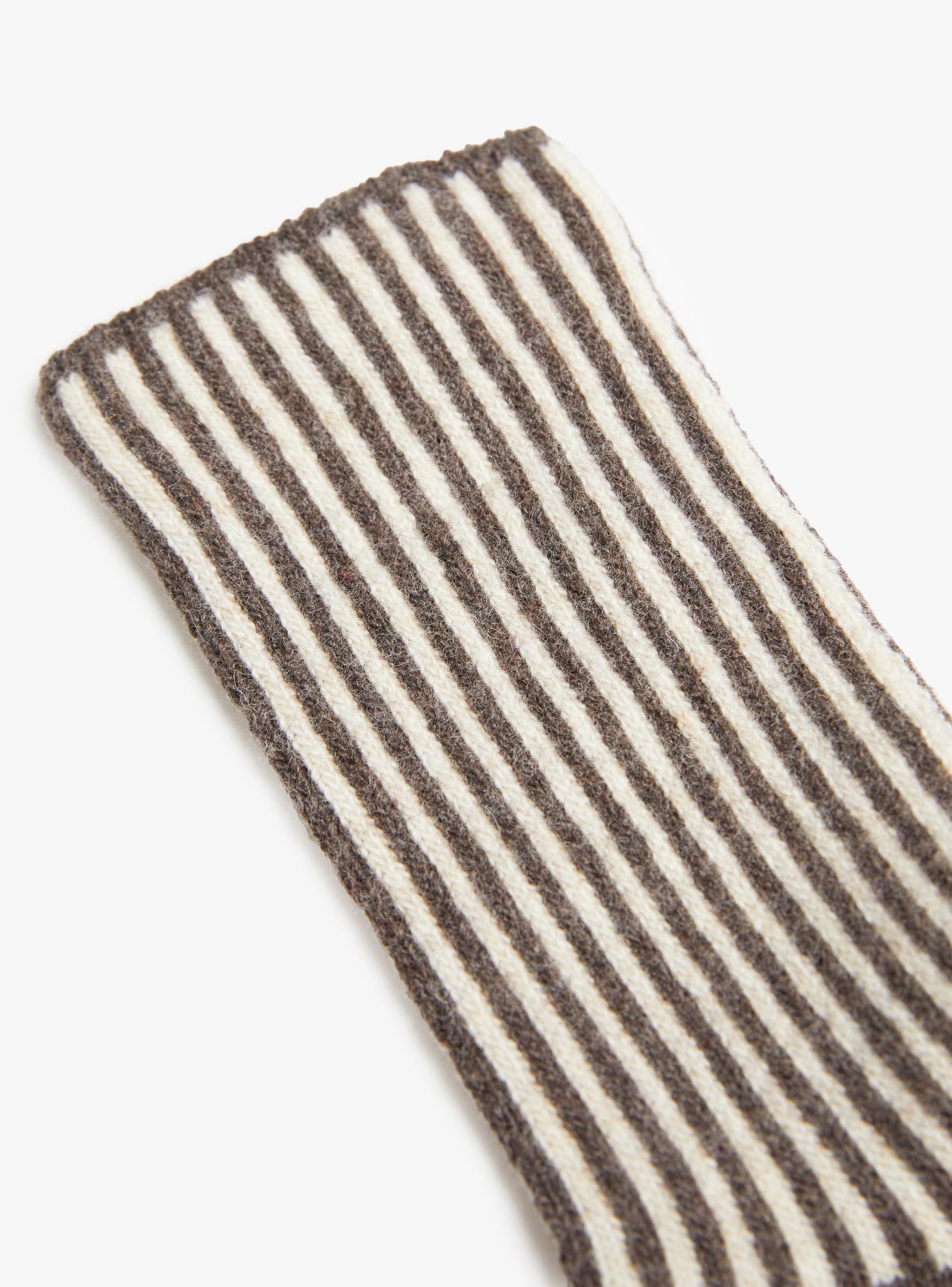 Magnolia Cashmere Crew Socks Llama Llama Hansel From Basel (close up) at Couverture & The Garbstore