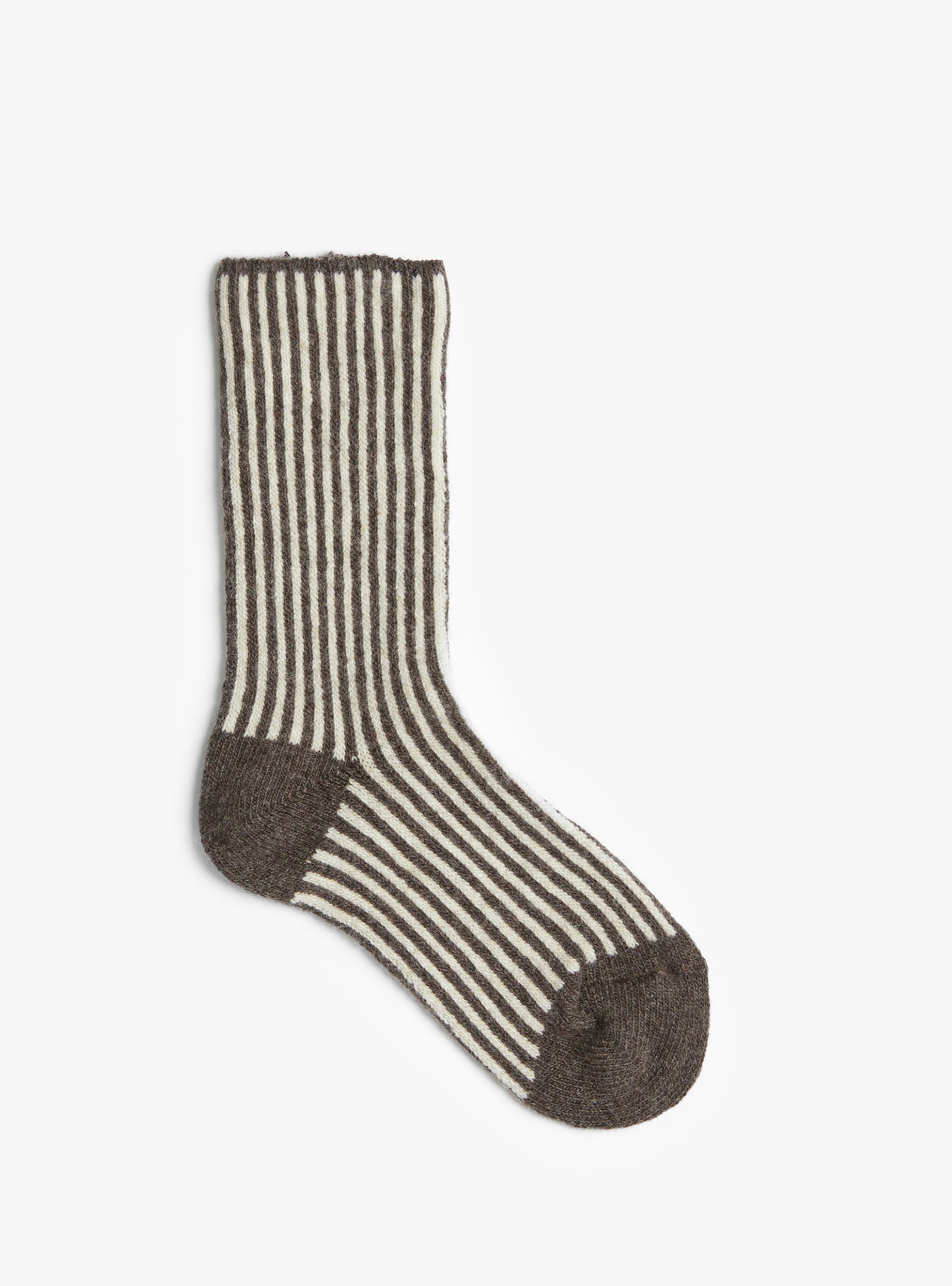 Magnolia Cashmere Crew Socks Llama Llama Hansel From Basel (top view) at Couverture & The Garbstore