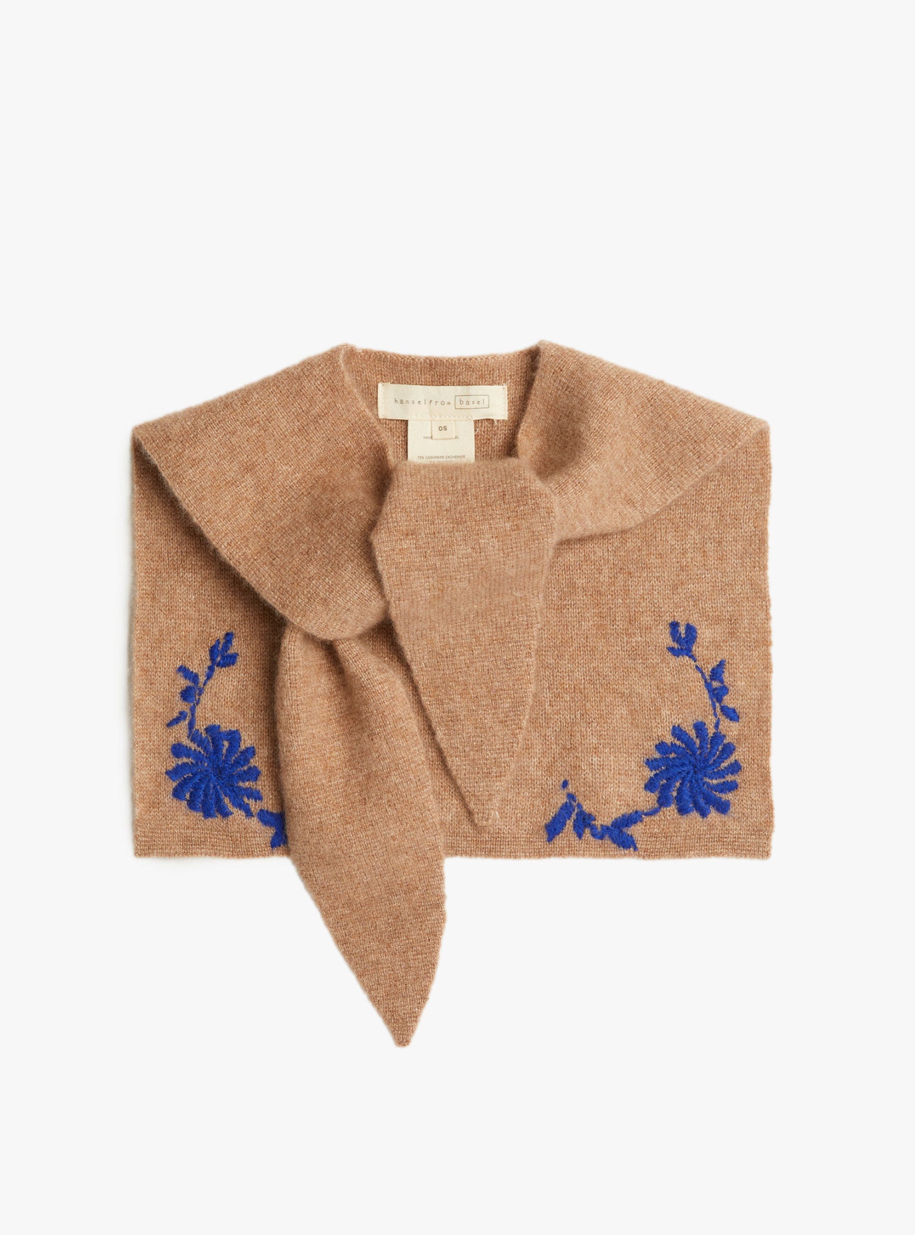 Cashmere Sailor Scarf Fawn Fawn Hansel From Basel (front) at Couverture & The Garbstore