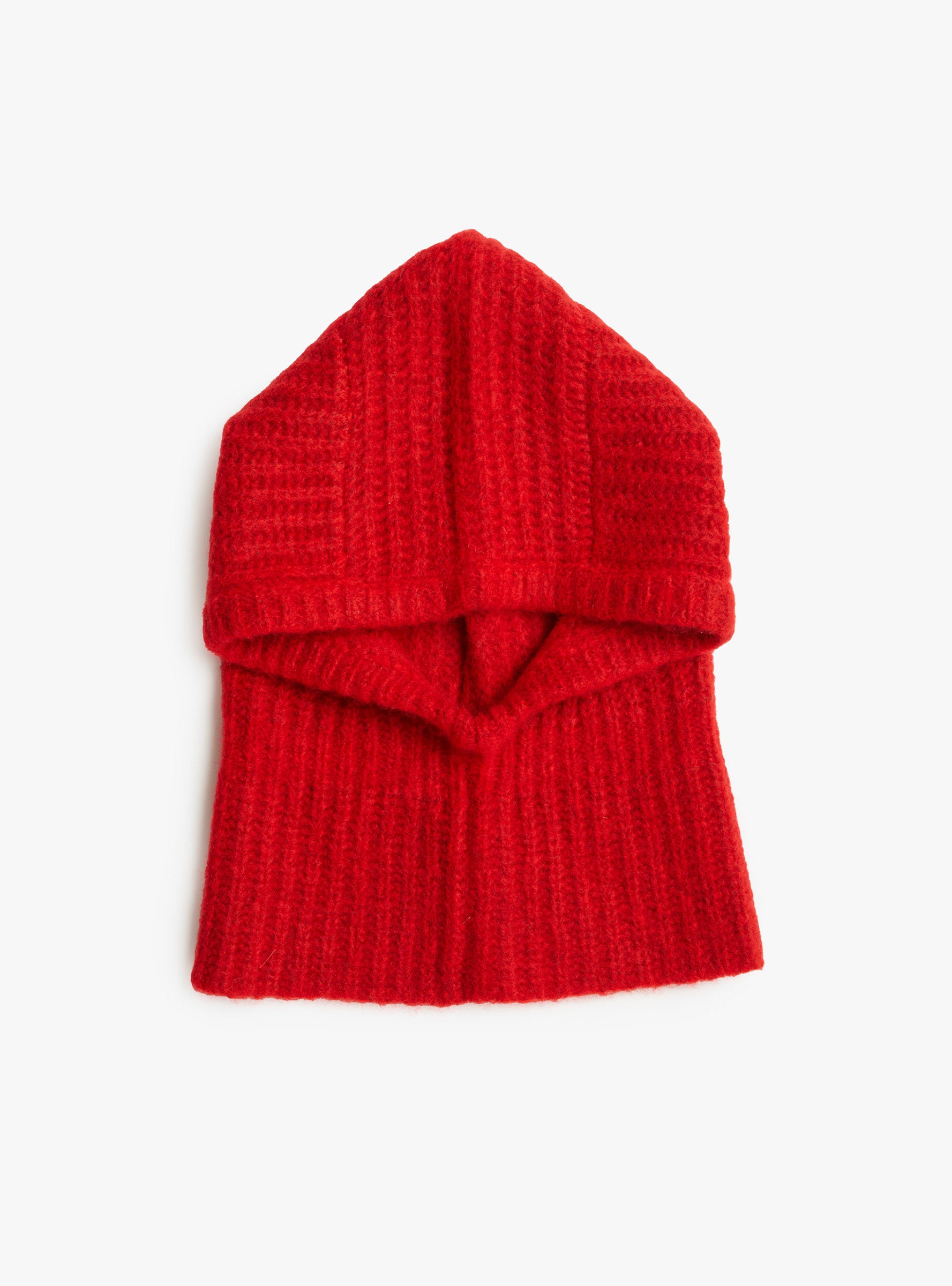 Cashmere Balaclava Red Red Hansel From Basel (front) at Couverture & The Garbstore