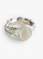 Opal Crush Ring Silver Silver Isabella Etou (detail) at Couverture & The Garbstore