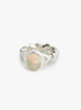 Opal Crush Ring Silver Silver Isabella Etou (front) at Couverture & The Garbstore