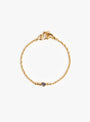 Crinkle Iolite Chain Bracelet Vermeil Vermeil Isabella Etou (top view) at Couverture & The Garbstore