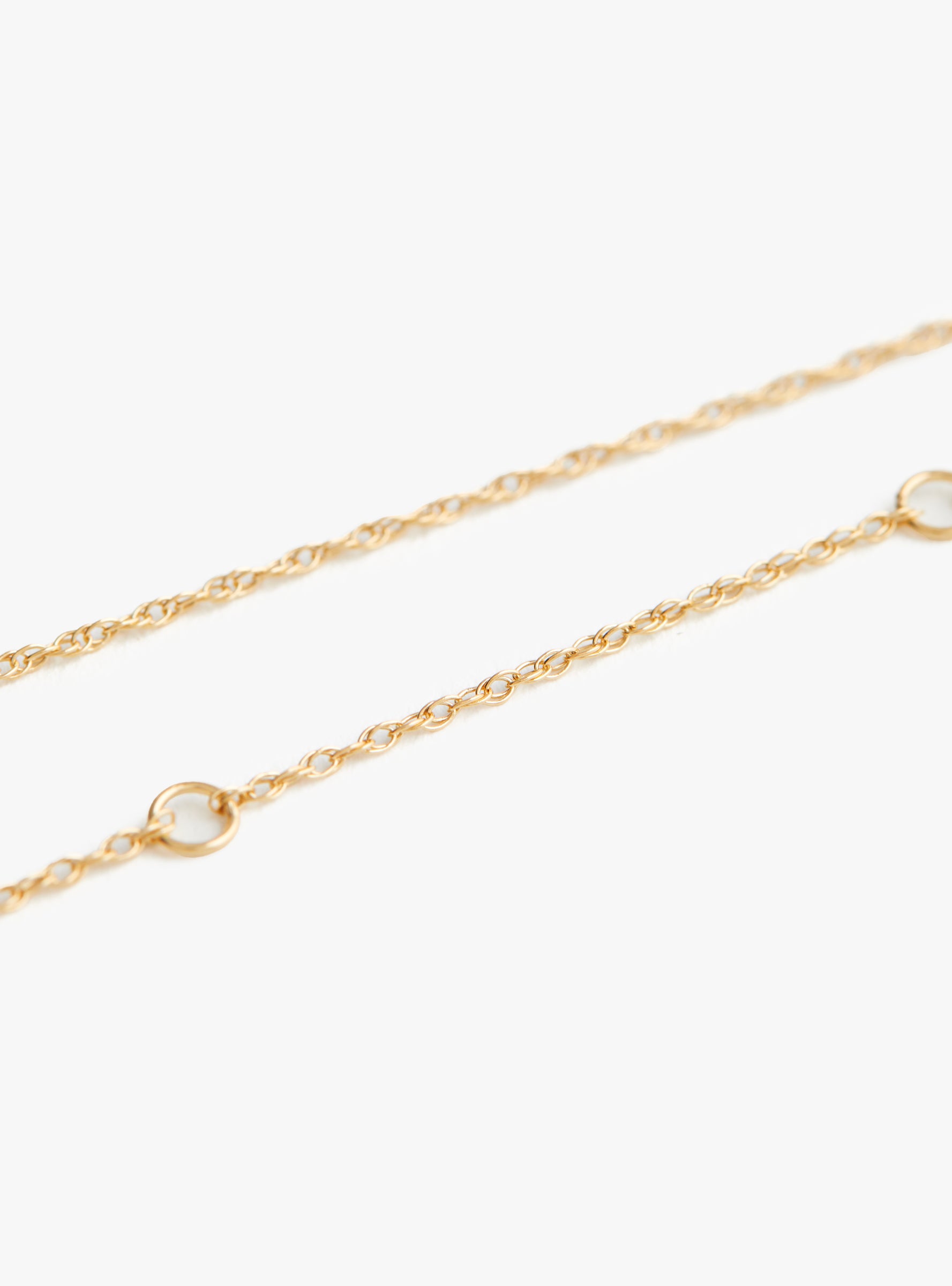 Blue Space Classic Necklace Vermeil Vermeil Isabella Etou (chain close up) at Couverture & The Garbstore