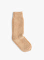 Double Face Merino Wool Crew Socks Grey & Brown ROTOTO (reversed) at Couverture & The Garbstore