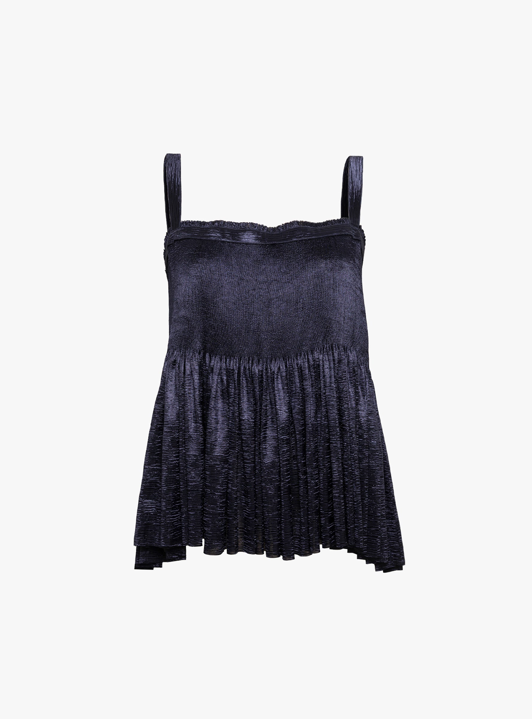Gal Top Textured Navy Textured Navy RENATA BRENHA (ghost front) at Couverture & The Garbstore