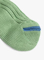 Chunky Ribbed Crew Socks Light Green ROTOTO (fabric detail) at Couverture & The Garbstore