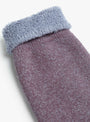 Reversible Pile Socks Faded Purple and Light Blue ROTOTO (fabric detail) at Couverture & The Garbstore