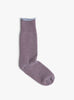 Reversible Pile Socks Faded Purple and Light Blue ROTOTO (top view) at Couverture & The Garbstore
