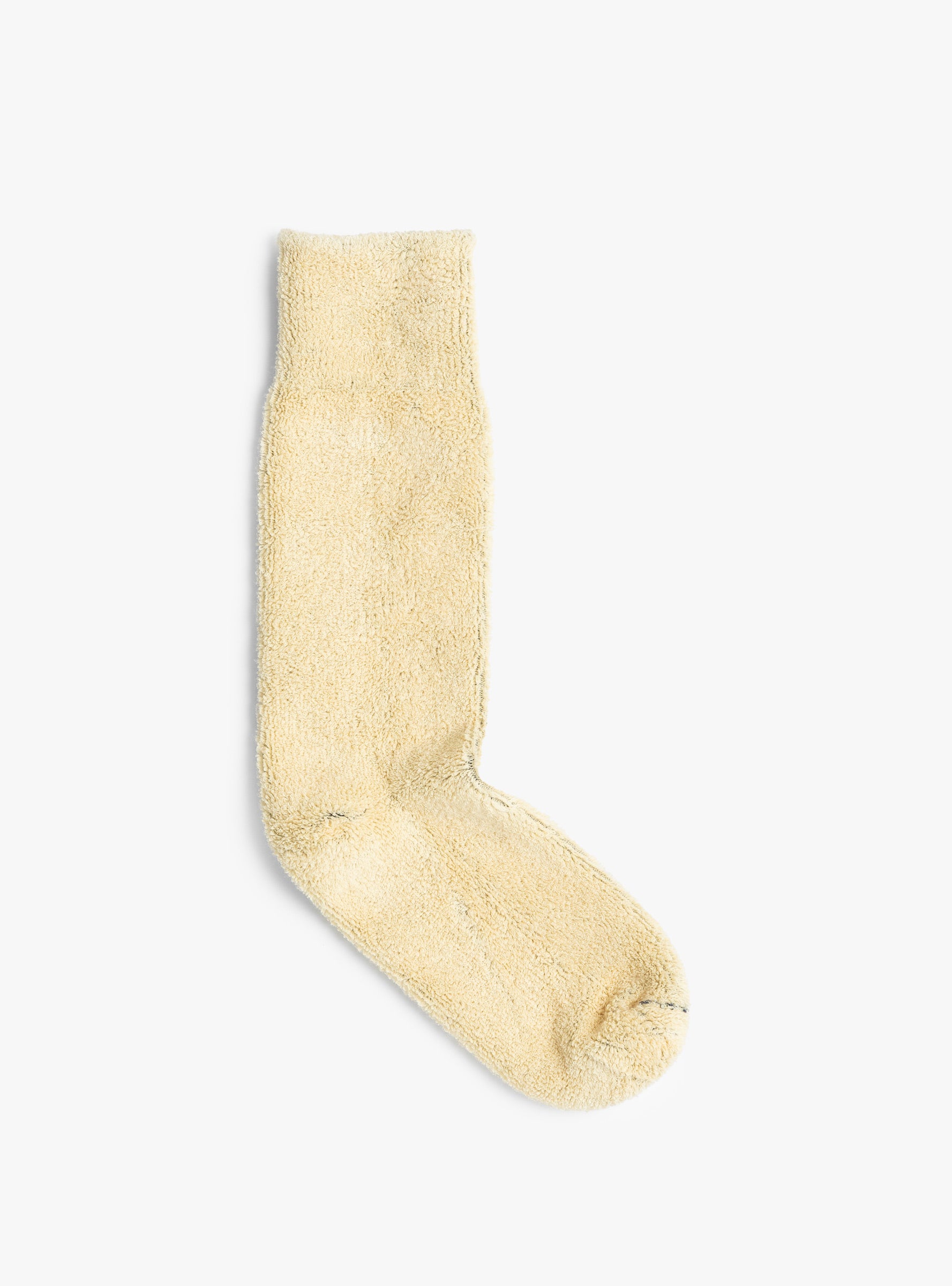 Reversible Pile Socks Navy and Cream ROTOTO (reversed) at Couverture & The Garbstore