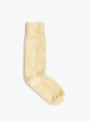 Reversible Pile Socks Navy and Cream ROTOTO (reversed) at Couverture & The Garbstore