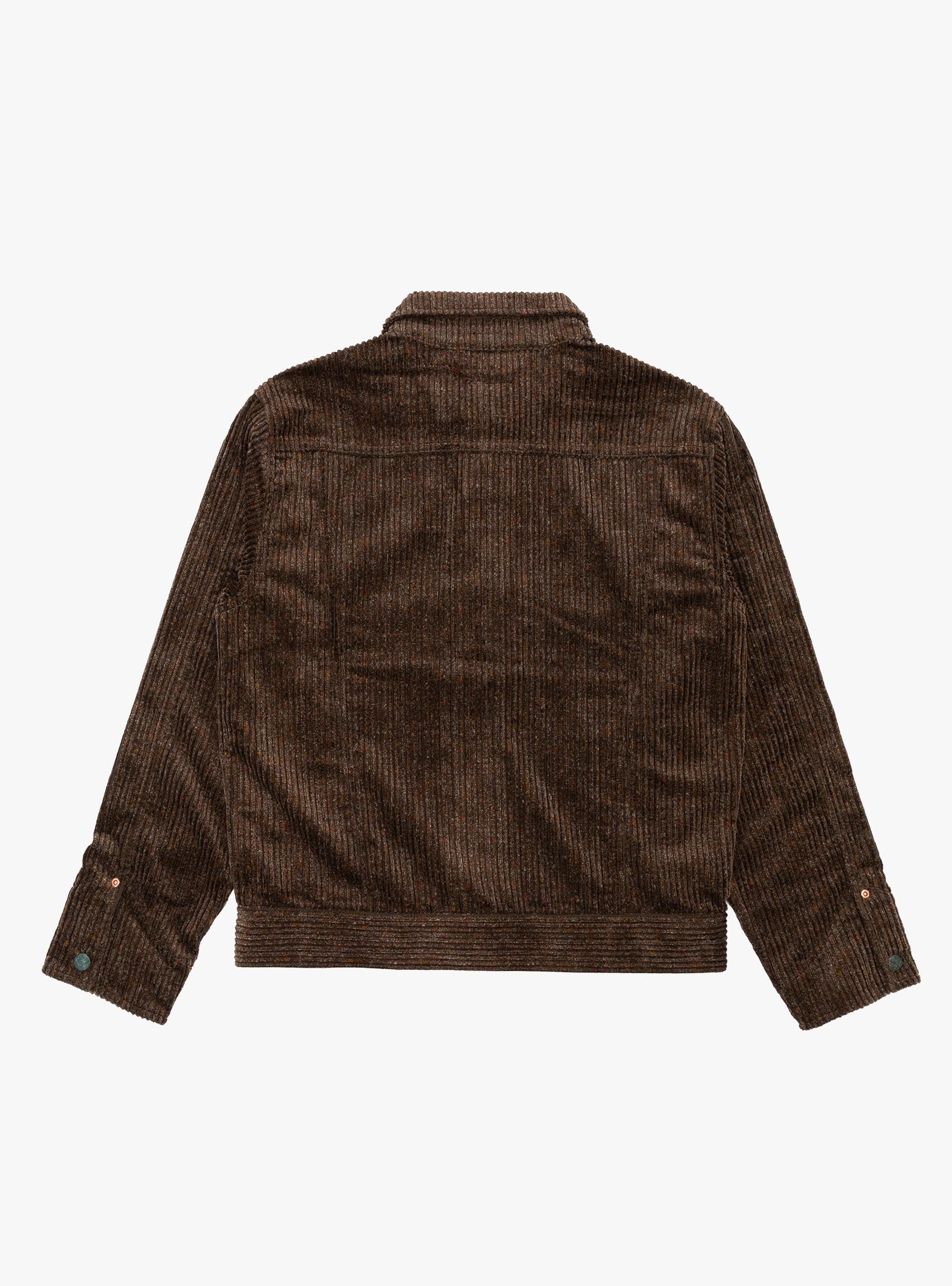 Donegal Corduroy Ranch Jacket Rustic Brown WYTHE (back) at Couverture & The Garbstore