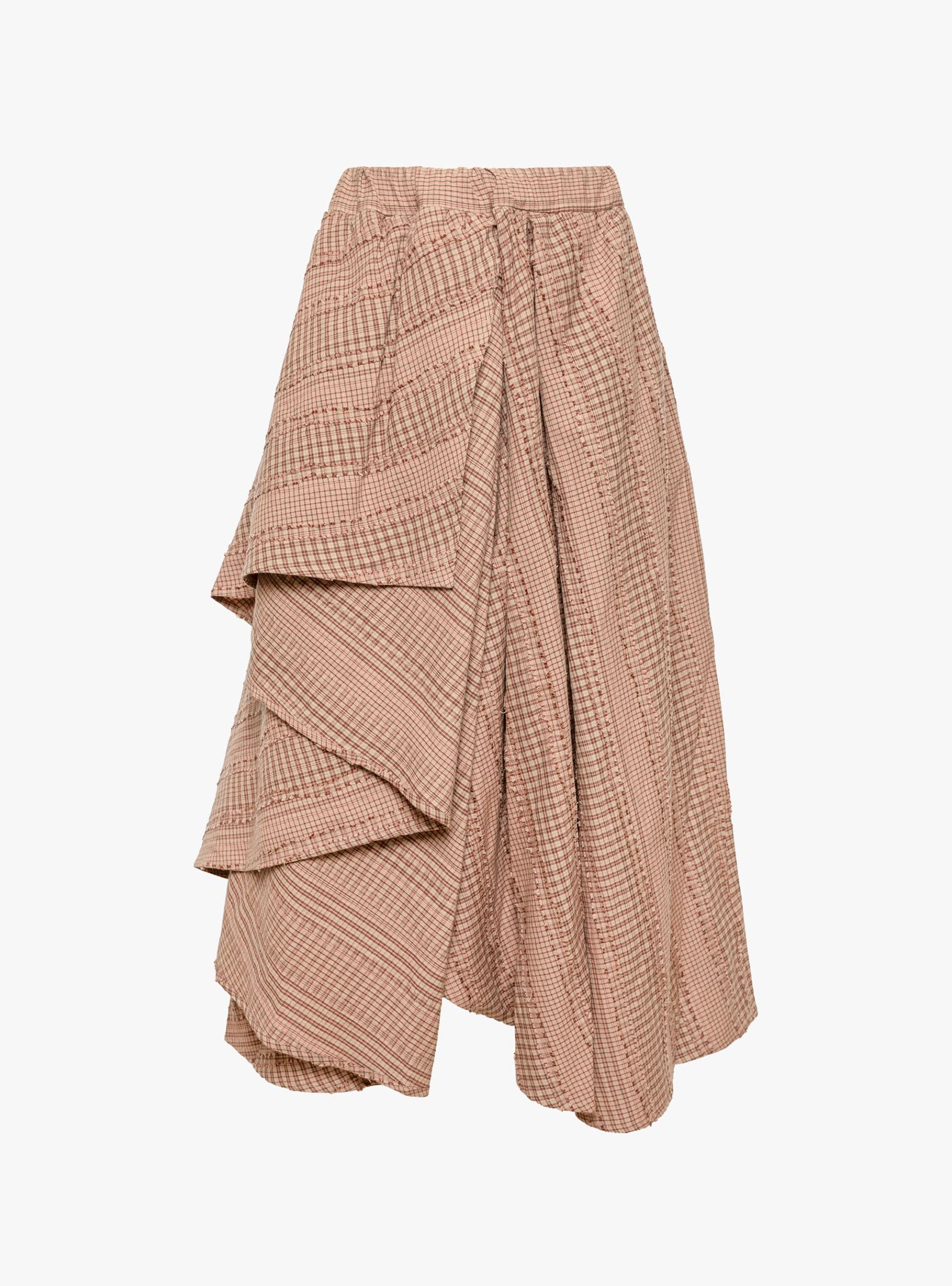 W TLC Skirt Brown Multi Brown Multi YMC (ghost front) at Couverture & The Garbstore