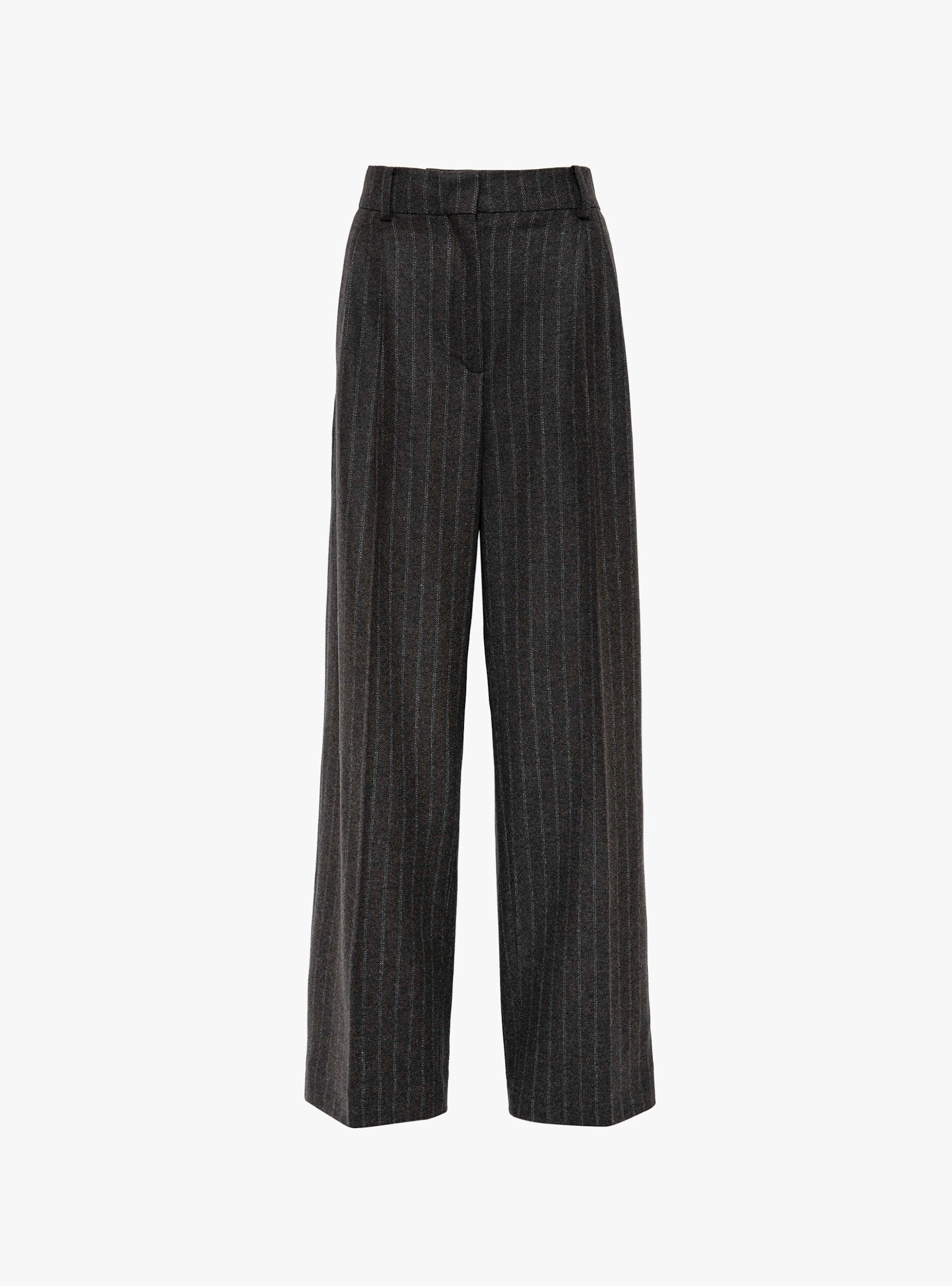 Harry Trousers Brown and Black Pinstripe Brown and Black Pinstripe Skall (ghost front) at Couverture & The Garbstore