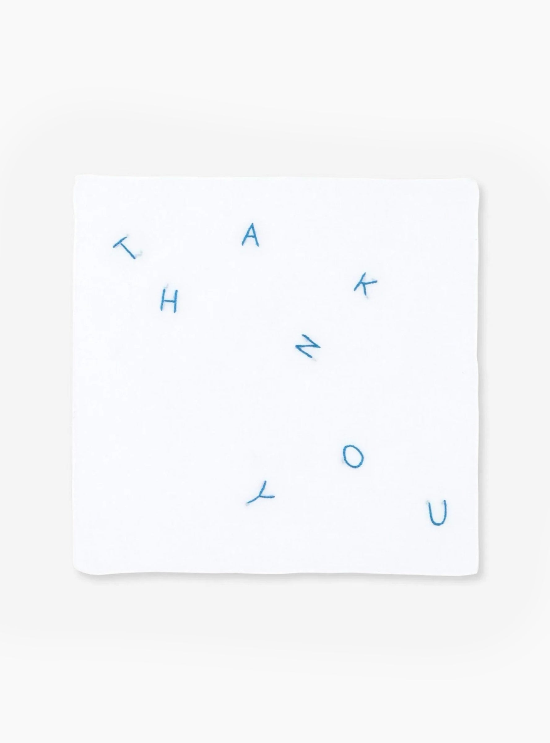Thank You Handkerchief Thank You Scarlette Atelier (front) at Couverture & The Garbstore