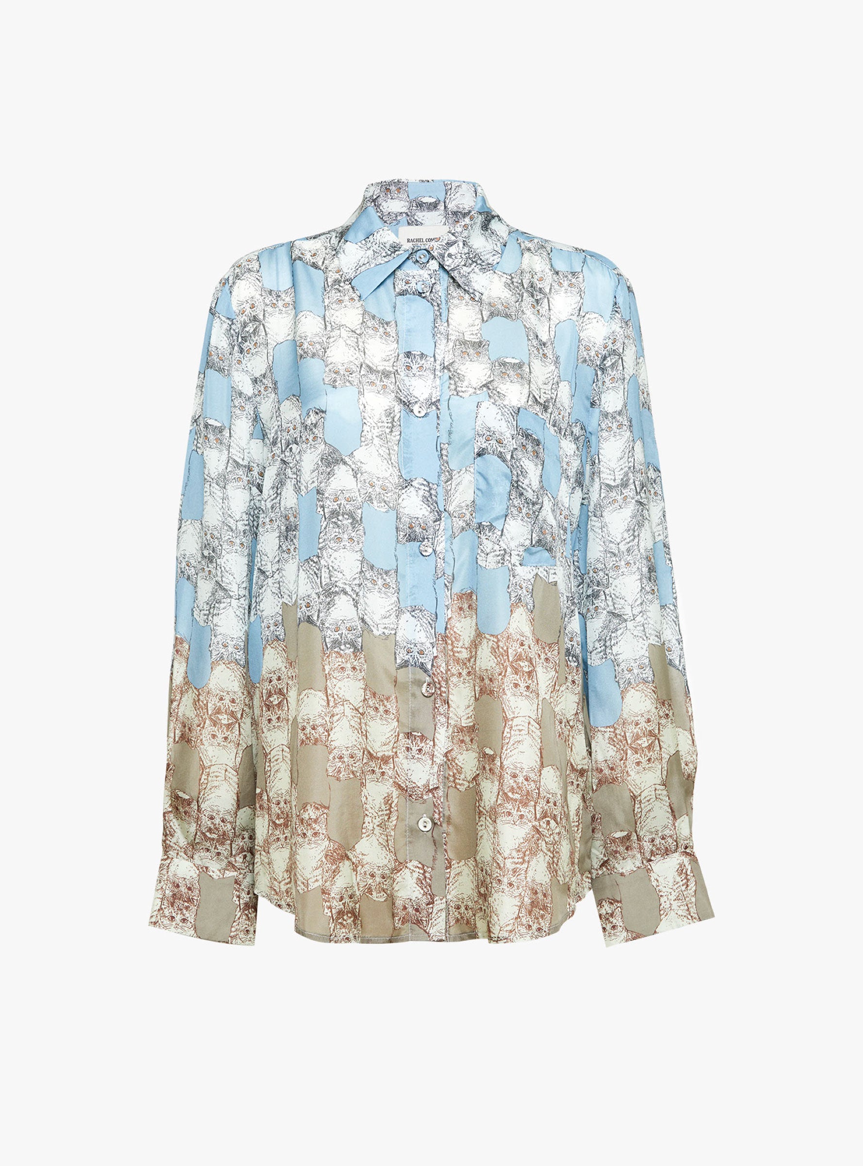 Lilo Top Blue Blue RACHEL COMEY (ghost front) at Couverture & The Garbstore