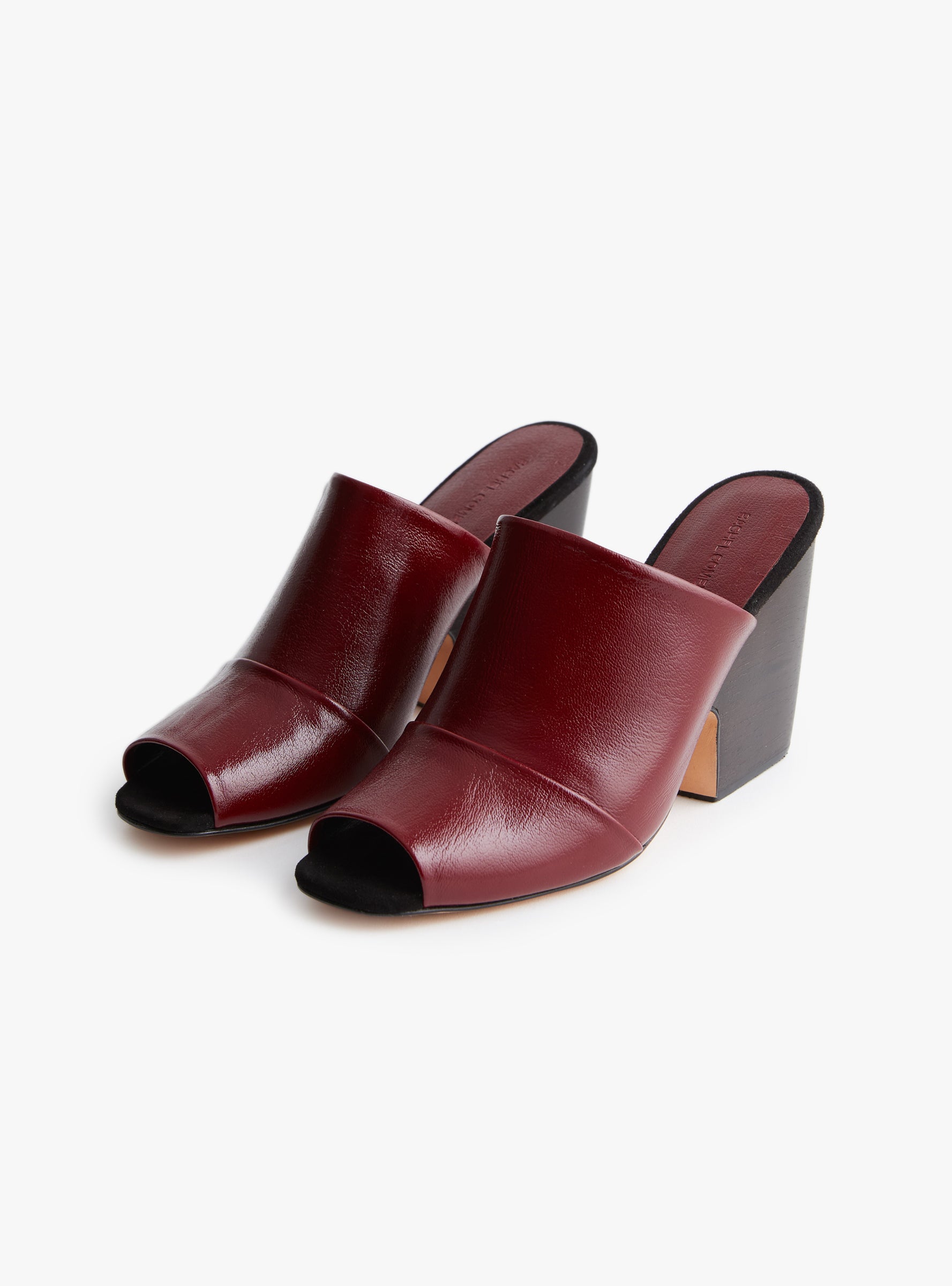 Dahl Mule Scarlet Scarlet RACHEL COMEY (three quater front) at Couverture & The Garbstore