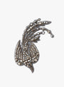 Swallow-Brooch-Black-Black-RACHEL-COMEY-(front) at Couverture & The Garbstore