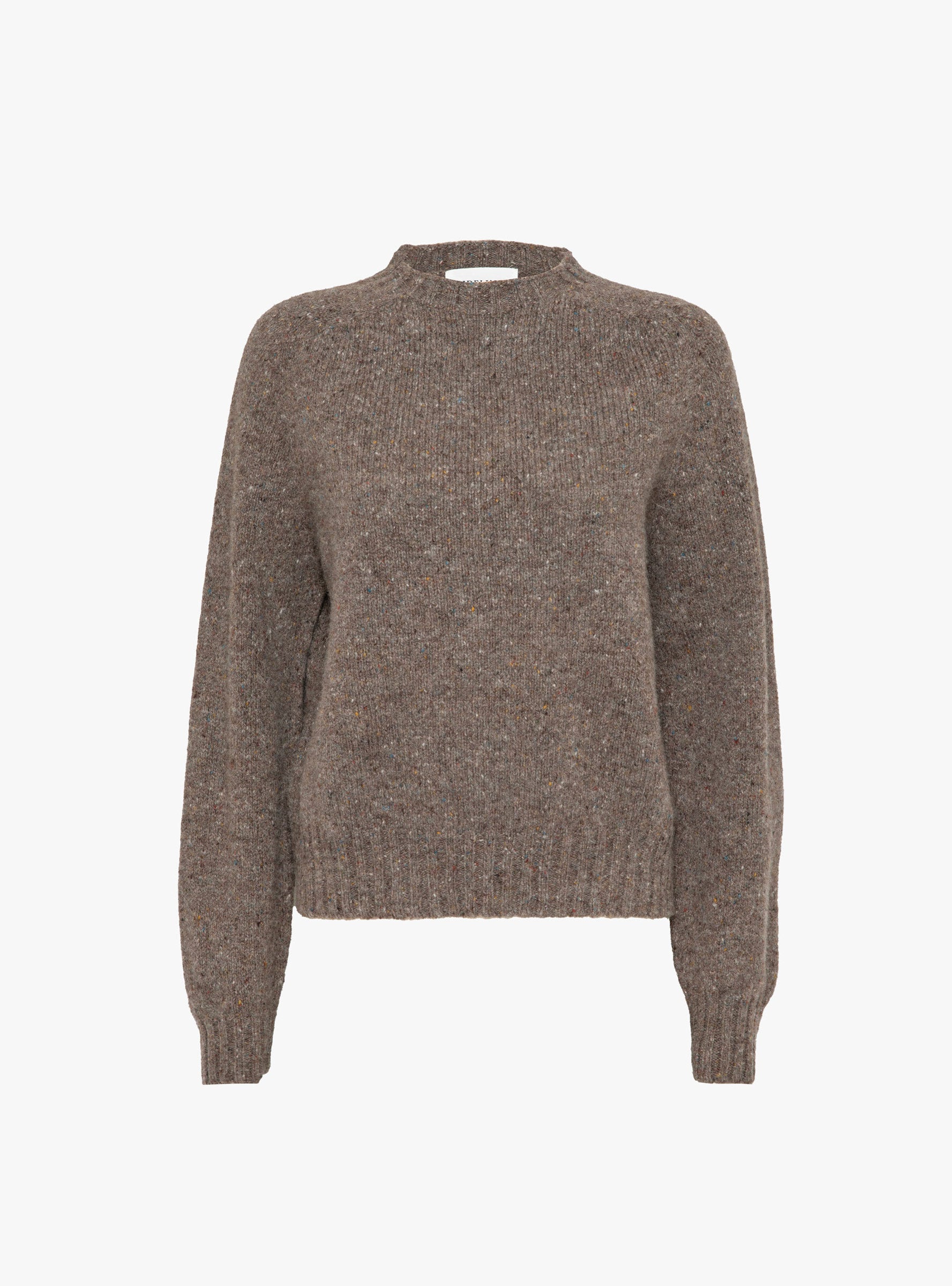 Nova Jumper Brown Fleck Brown Fleck Sideline (ghost front) at Couverture & The Garbstore