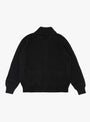 Zip Shawl Cardigan Black WYTHE (back) at Couverture & The Garbstore