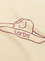 Cowboy Hat Cotton Waffle Thermal Cream WYTHE (prnt detail) at Couverture & The Garbstore