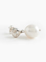 Caracol Pearl Drop Earrings Silver Silver Daniella Samper (detail) at Couverture & The Garbstore