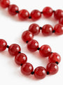 Carnelian Perlina Necklace Carnelian Daniella Samper (detail) at Couverture & The Garbstore