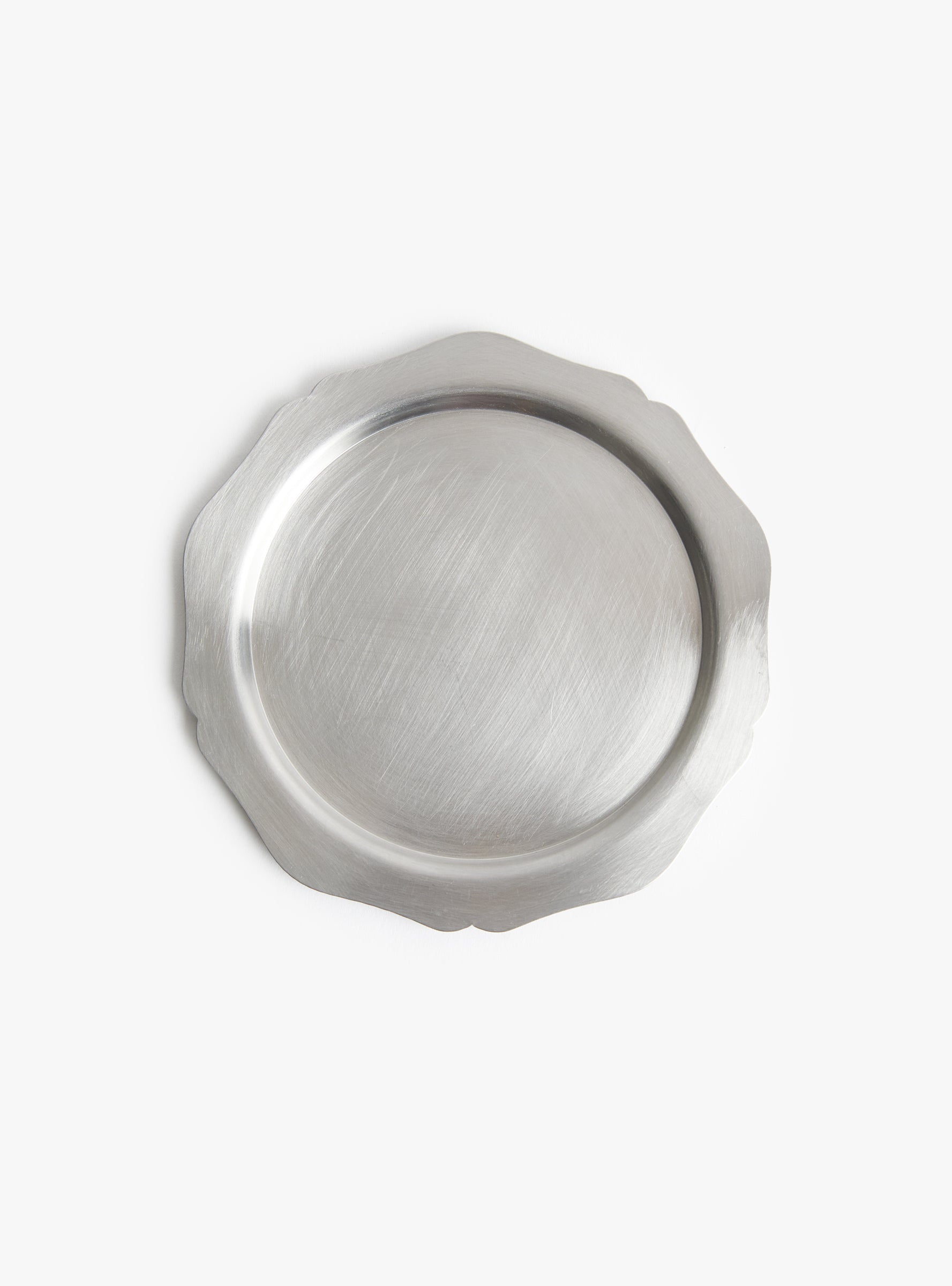 Flower shaped plate S - n201 Steel Yuichi Takemata (top view) at Couverture & The Garbstore