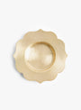 Brass-Flower-Shaped-Saucer-n68-Brass-Yuichi-Takemata-(top-view) at Couverture & The Garbstore