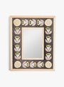 Lotus Mirror BrownellowPink ANUT CAIRO (top view) at Couverture & The Garbstore