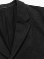 Wool-Flannel-Jacket-Charcoal-A.PRESSE-(detail) at Couverture & The Garbstore