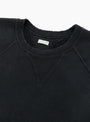 Vintage-Double-V-Sweatshirt-Black-A.PRESSE-(collar detail) at Couverture & The Garbstore