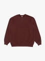 Vintage-Double-V-Sweatshirt-Burgundy-A.PRESSE-(front) at Couverture & The Garbstore