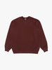 Vintage-Double-V-Sweatshirt-Burgundy-A.PRESSE-(front) at Couverture & The Garbstore