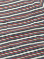 Pocket Tee Multi Stripe Blue BEAMS PLUS (pocket detail) at Couverture & The Garbstore