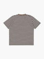 Pocket Tee Multi Stripe Brown BEAMS PLUS (back) at Couverture & The Garbstore
