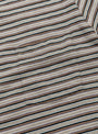 Pocket Tee Multi Stripe Brown BEAMS PLUS (pocket detail) at Couverture & The Garbstore