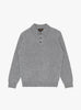 Knit Polo Nep 9G Ice Blue BEAMS PLUS (front) at Couverture & The Garbstore