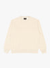 Sweat Crew Raised Back Oatmeal BEAMS PLUS (front) at Couverture & The Garbstore