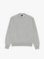 Sweat Crew Raised Back Grey BEAMS PLUS (front) at Couverture & The Garbstore