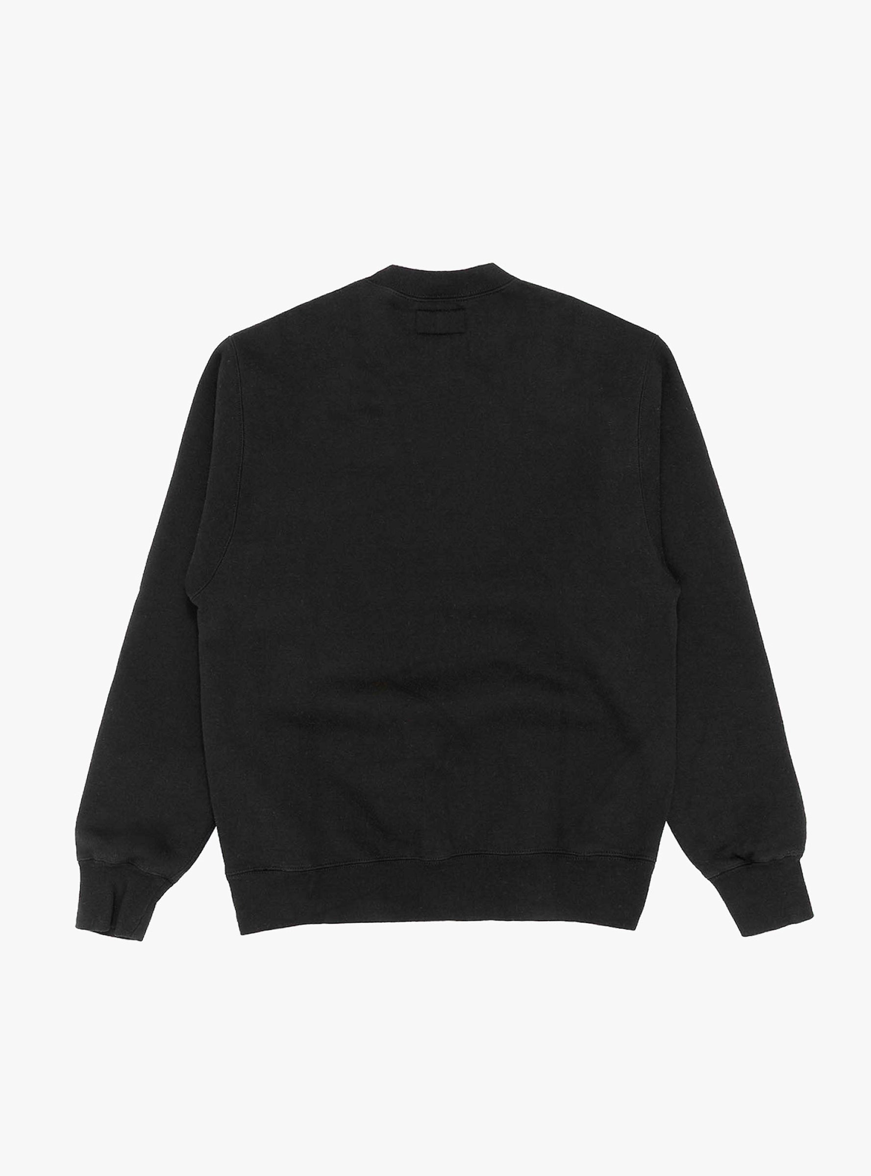 Sweat Crew Raised Back Black BEAMS PLUS (back) at Couverture & The Garbstore