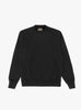 Sweat Crew Raised Back Black BEAMS PLUS (front) at Couverture & The Garbstore
