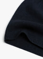 Merino-Beanie-Navy-Black-Navy-Black-7115-(Detail) at Couverture & The Garbstore