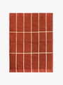 Tiiliskivi-Bath-Mat-Chestnut-Marimekko-(top-view) at Couverture & The Garbstore