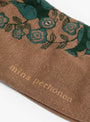 Ilo Socks Brown Brown Mina Perhonen (logo detail) at Couverture & The Garbstore